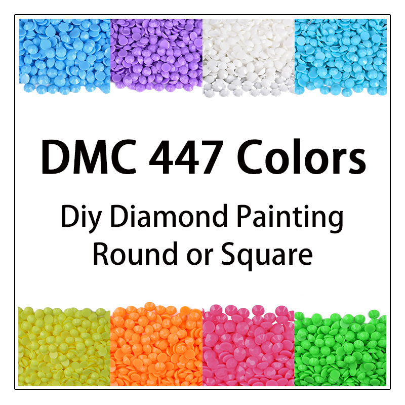 Craft Embellishment Storage - DMC 447 Colors 5D Diy Diamond