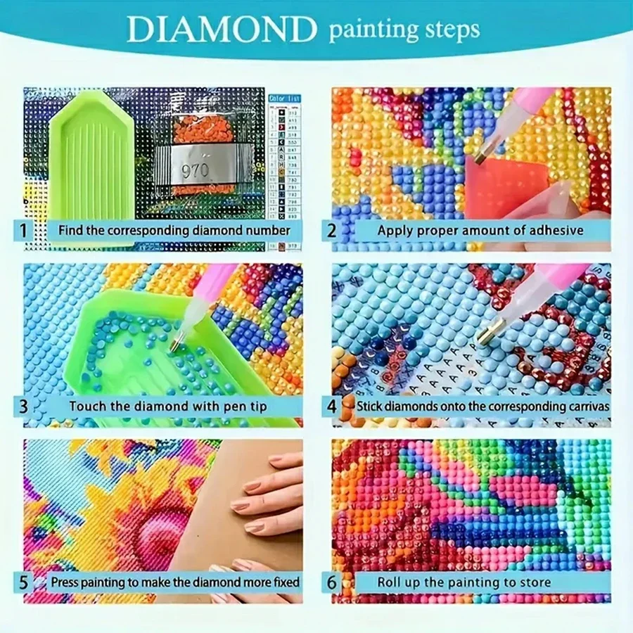 Cartoon Happy Old Couple 5D Fu - Embroidery Embellishments review and price