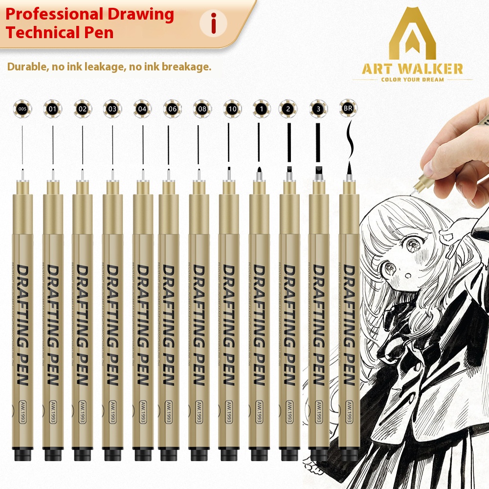 1/6/9/12 Pcs Manga Black Finel - Copic Marker Sketch review and price