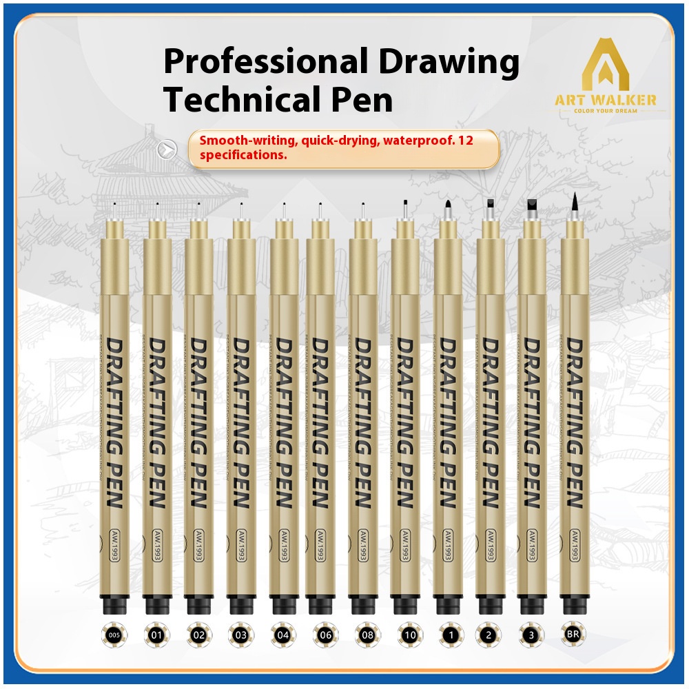 1/6/9/12 Pcs Manga Black Finel - Copic Marker Sketch review and price