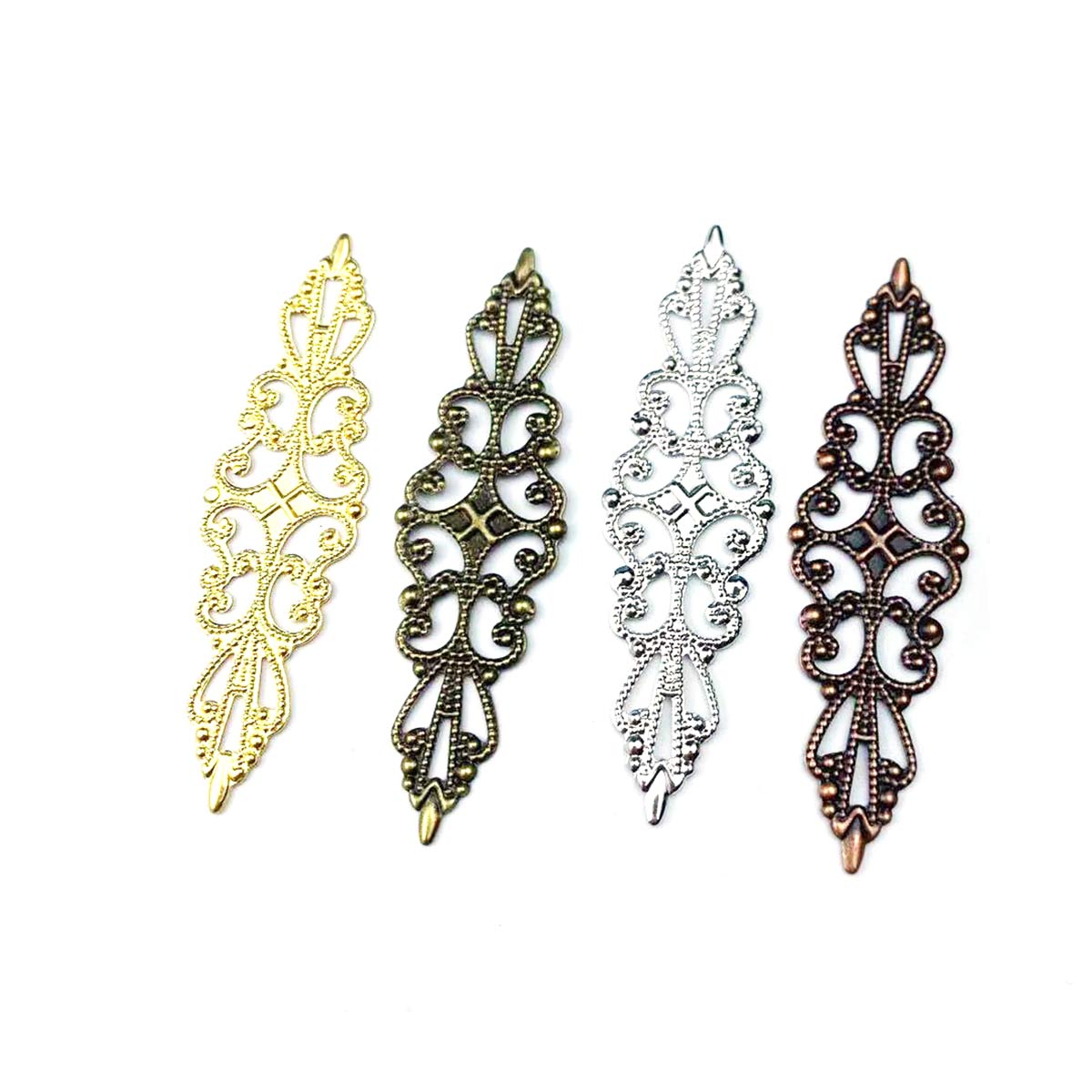 200PCS Hollow Rhombus Charm Fi - Craft Embellishment review and price