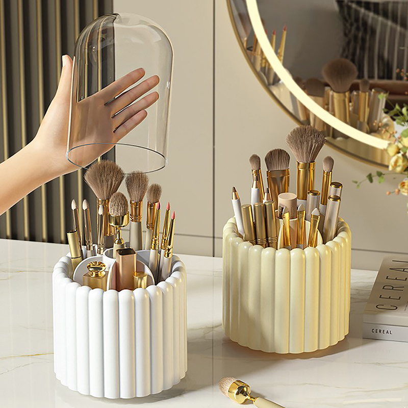 360° Rotating Makeup Brushes H - Craft Embellishment Storage review and price