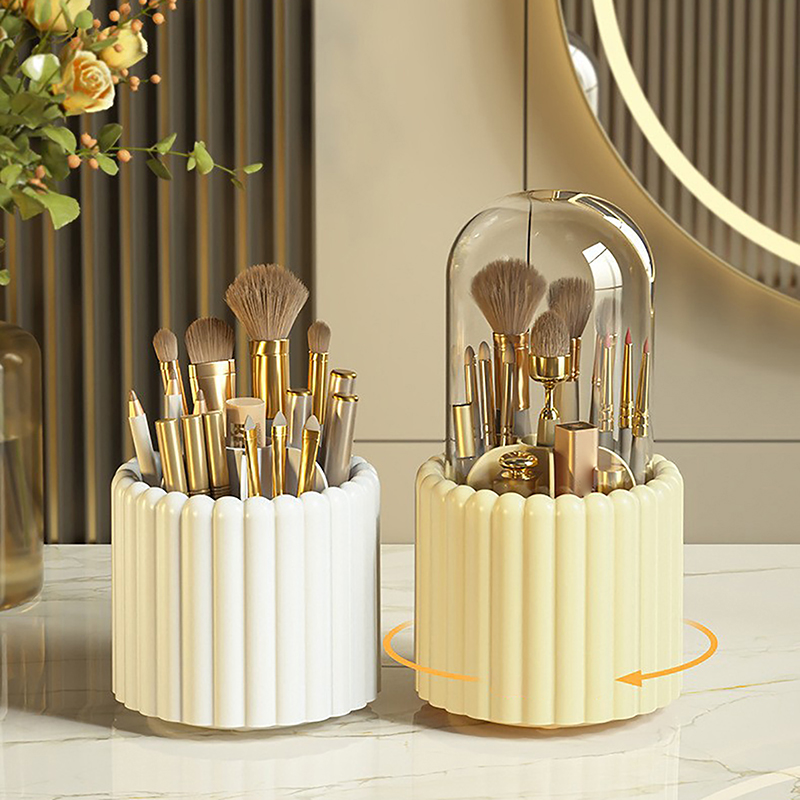 360° Rotating Makeup Brushes H - Craft Embellishment Storage review and price