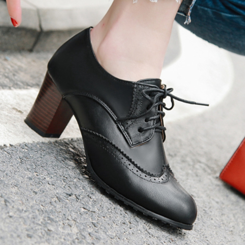 Vintage Women's High Heels Loa - Guipure Lace Panel review and price