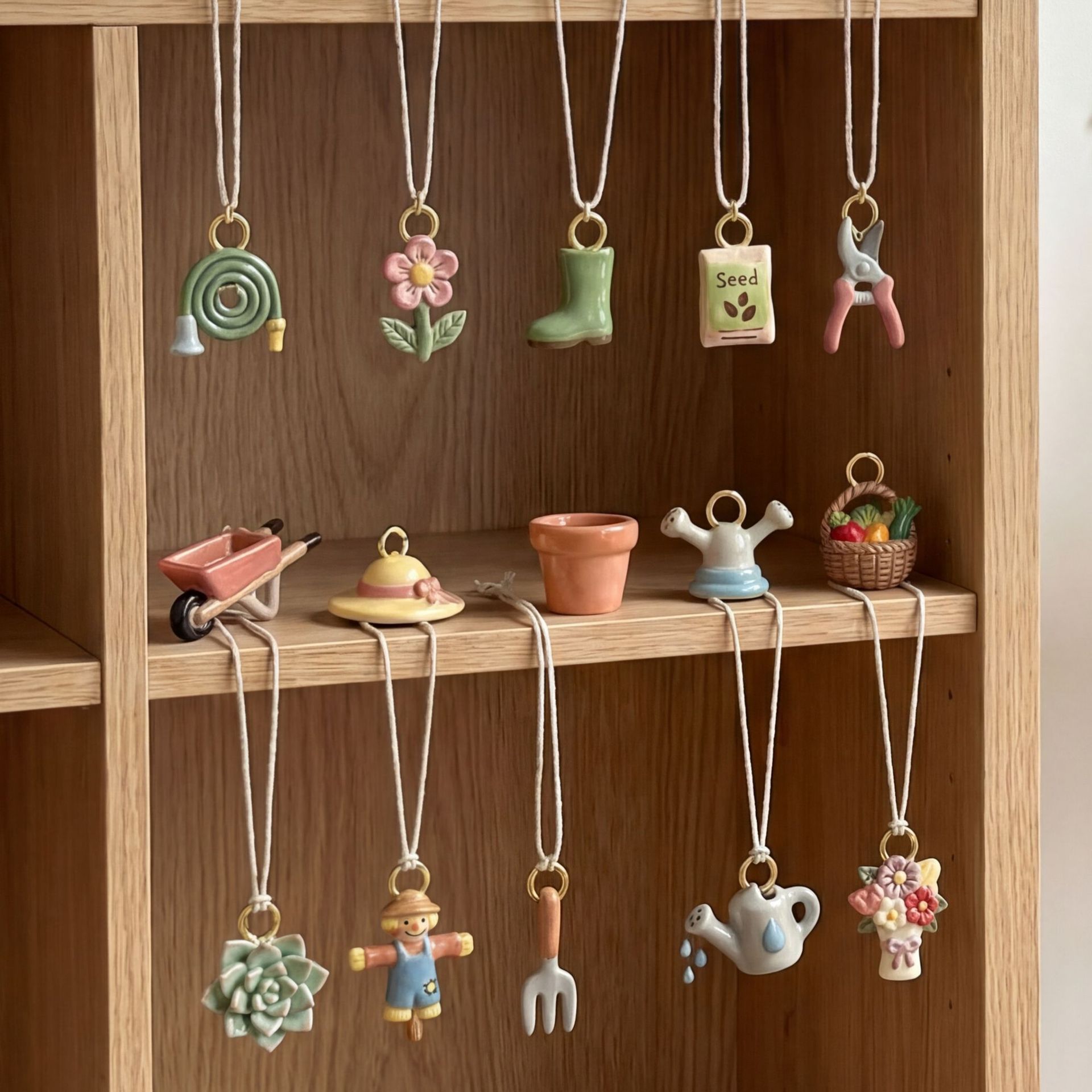 5Pcs Garden Series Fork Charms - Embellishment Crafts review and price