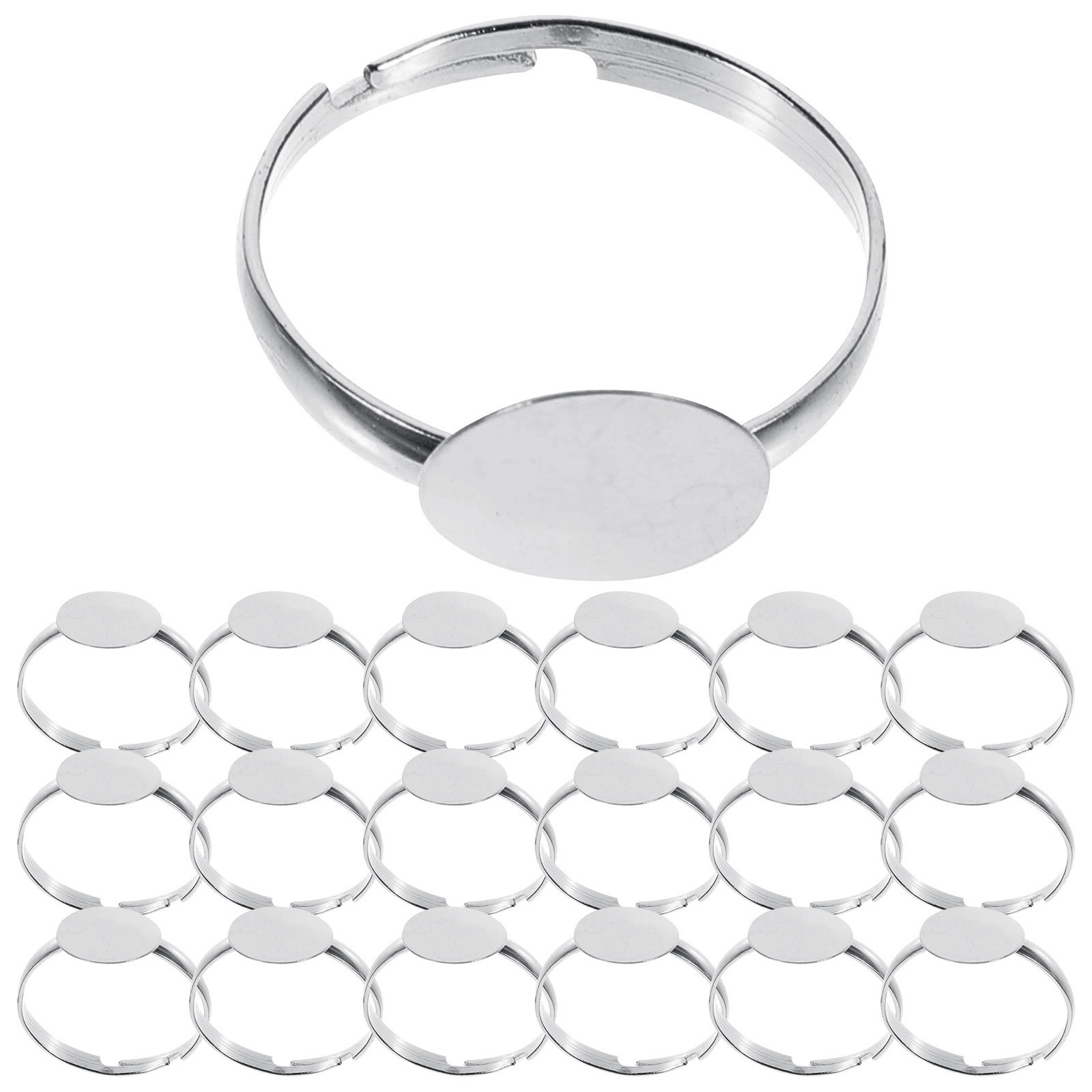 100Pcs Alloy Ring Blanks for D - Craft Embellishment review and price