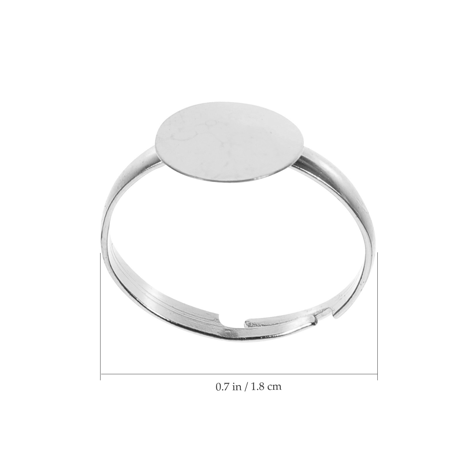 100Pcs Alloy Ring Blanks for D - Craft Embellishment review and price