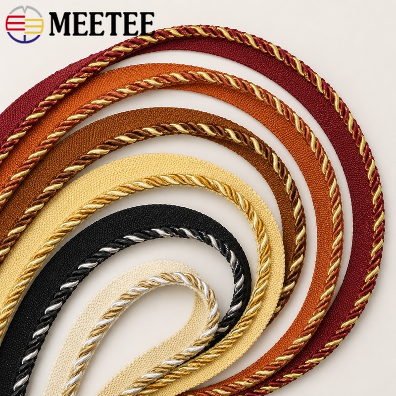 2/5/10/12M Meetee 6mm Two-Colo - Cord Trim Twisted review and price