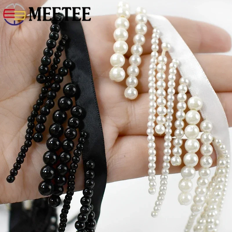 1/2Yards Pearl Beaded Tassel F - Fringe Ribbon Sewing review and price