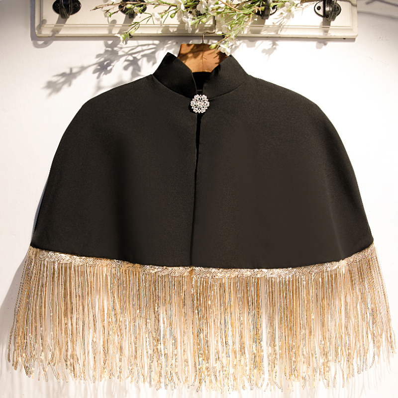 Women's Spring Summer Black Co - Tassel Fringe Trim review and price