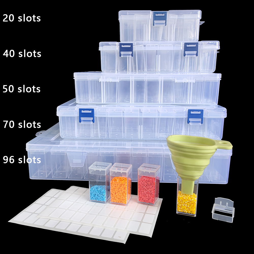 Square Plastic Diamond Paintin - Embroidery Embellishments review and price