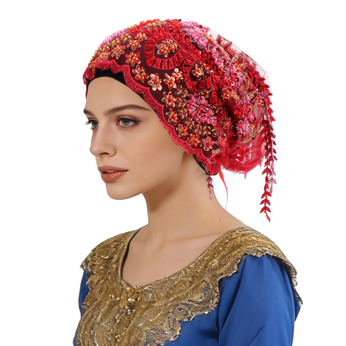 New Ethnic Tassel Headscarf Be - Tassel Fringe Trim review and price