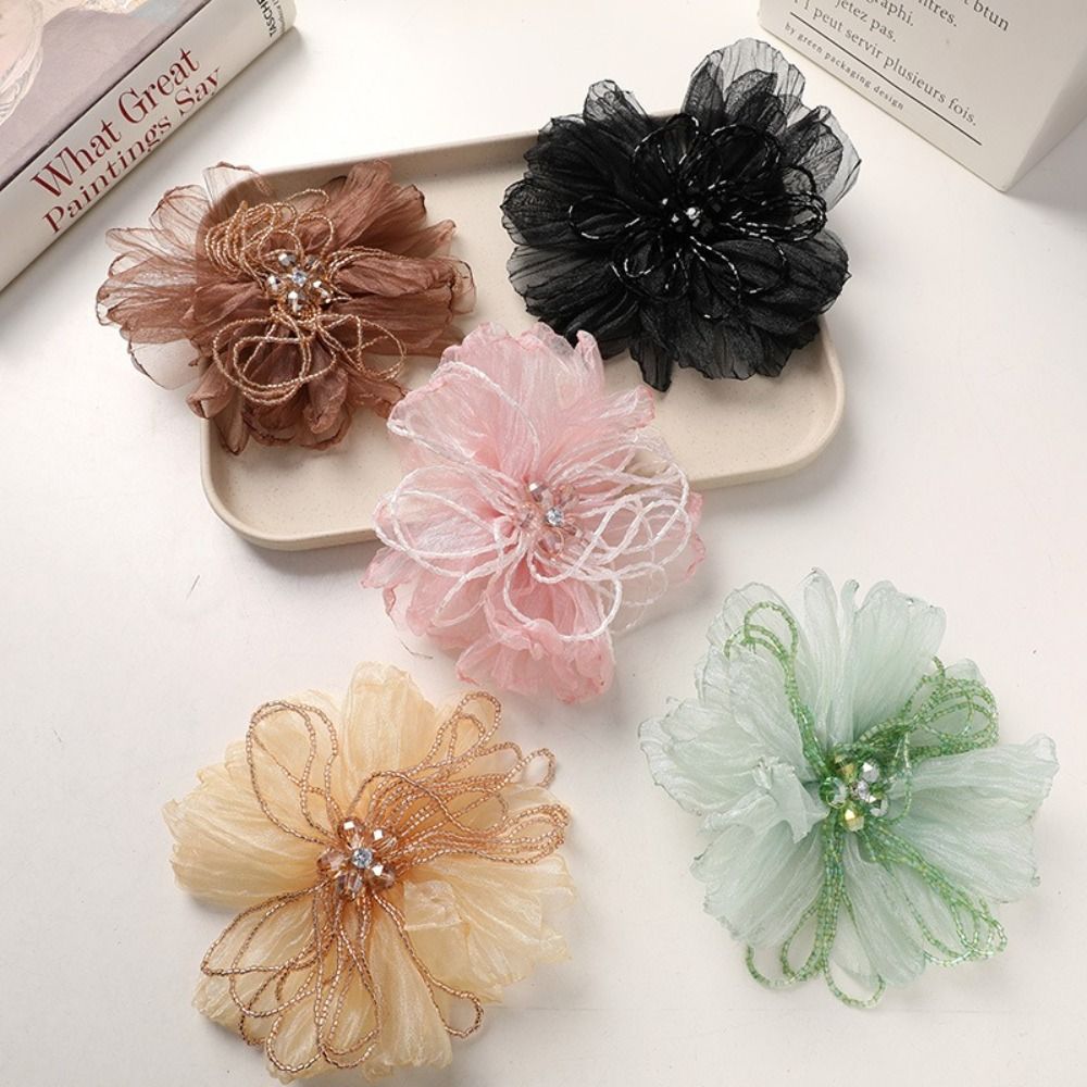 Organza Fabric Flower Patch Be - Applique Patch Flower review and price